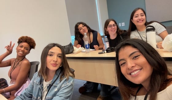 Au pairs making friends while earning credits