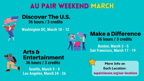 AU PAIR WEEKEND March